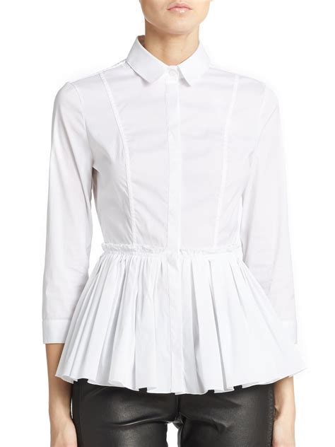 blouse pleated|Blouses with Pleats